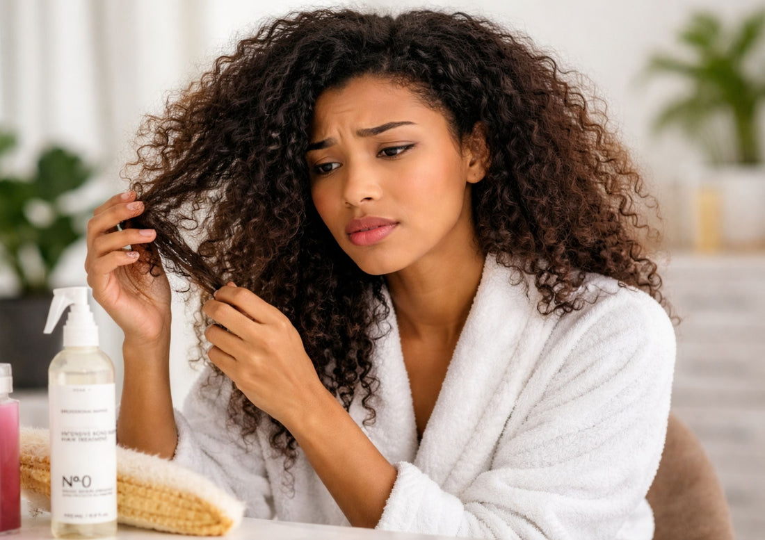 Hair care routine to reduce frizz