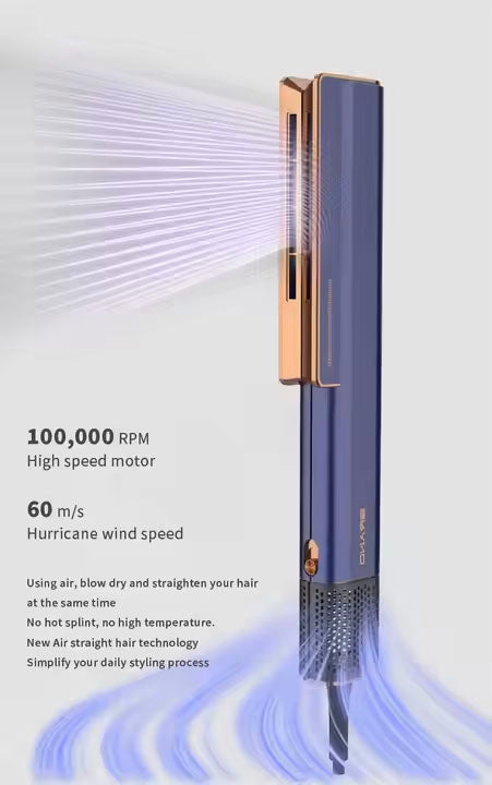 Blow Out Babe 2in1 Just Air Straightener Wet 2 Dry Hair Styler
