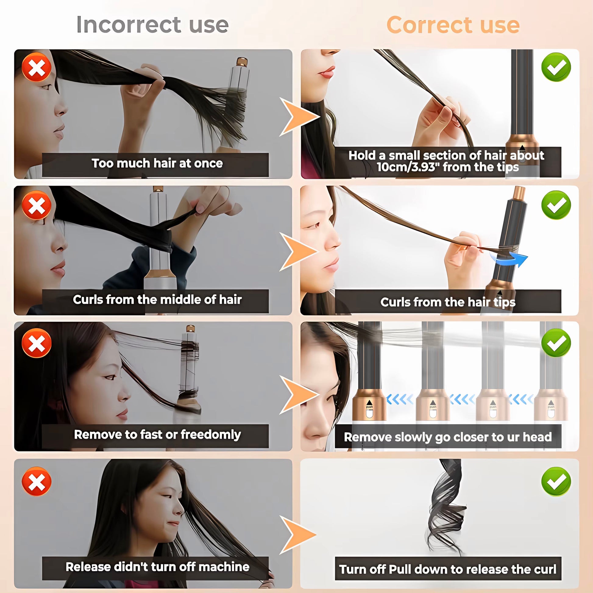 Blow Out Babe 5in1 Hair Air Dryer Professional Curling Iron Hair Straightener Styling Tool