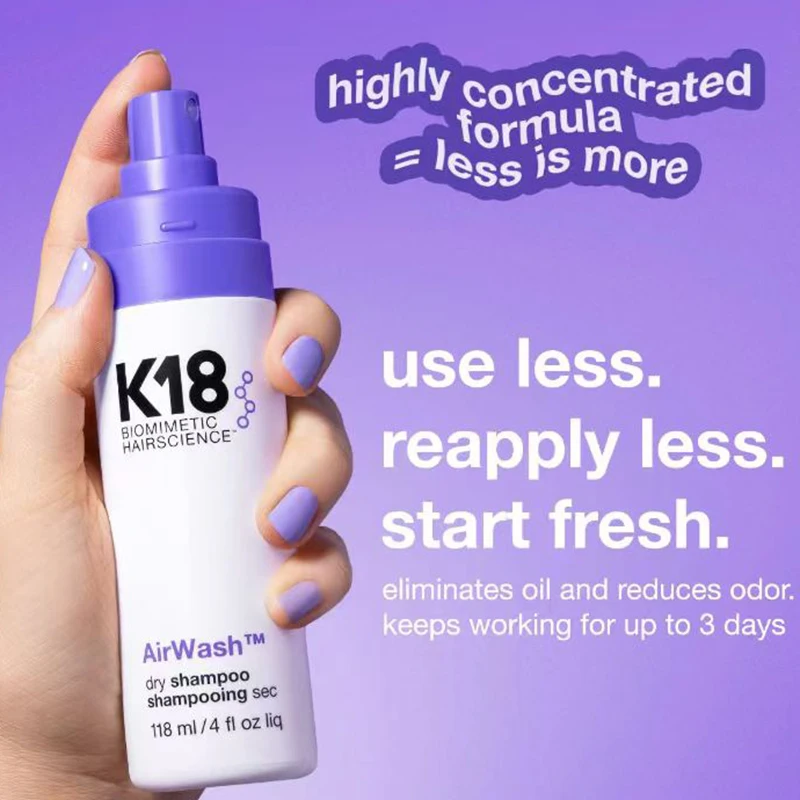 Original K18 AirWash Dry Shampoo 118ml