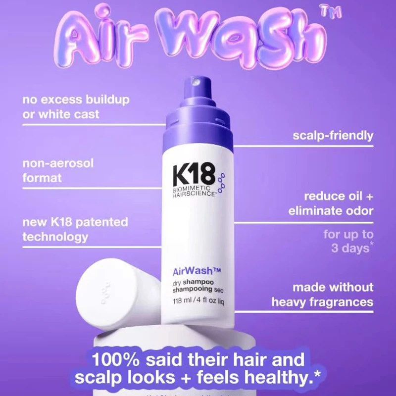 Original K18 AirWash Dry Shampoo 118ml