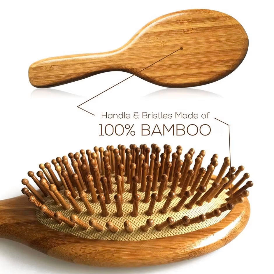 Natural Detangling Bamboo Hair Brush
