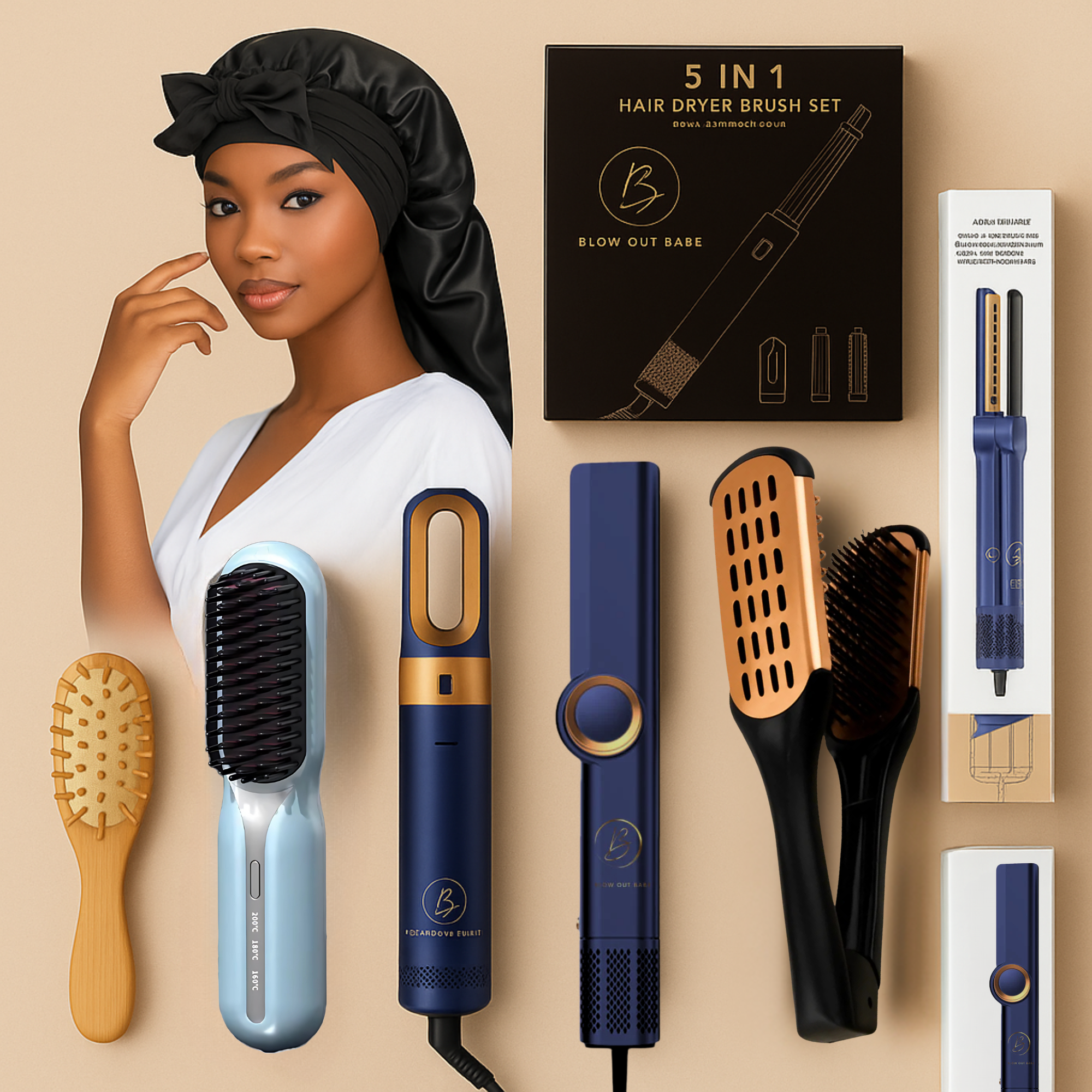 Hair Styling Tools-Air-Powered