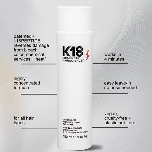 K18 BIOMIMETIC HAIRSCIENCE LEAVE IN MOLECULAR REPAIR HAIR MASK