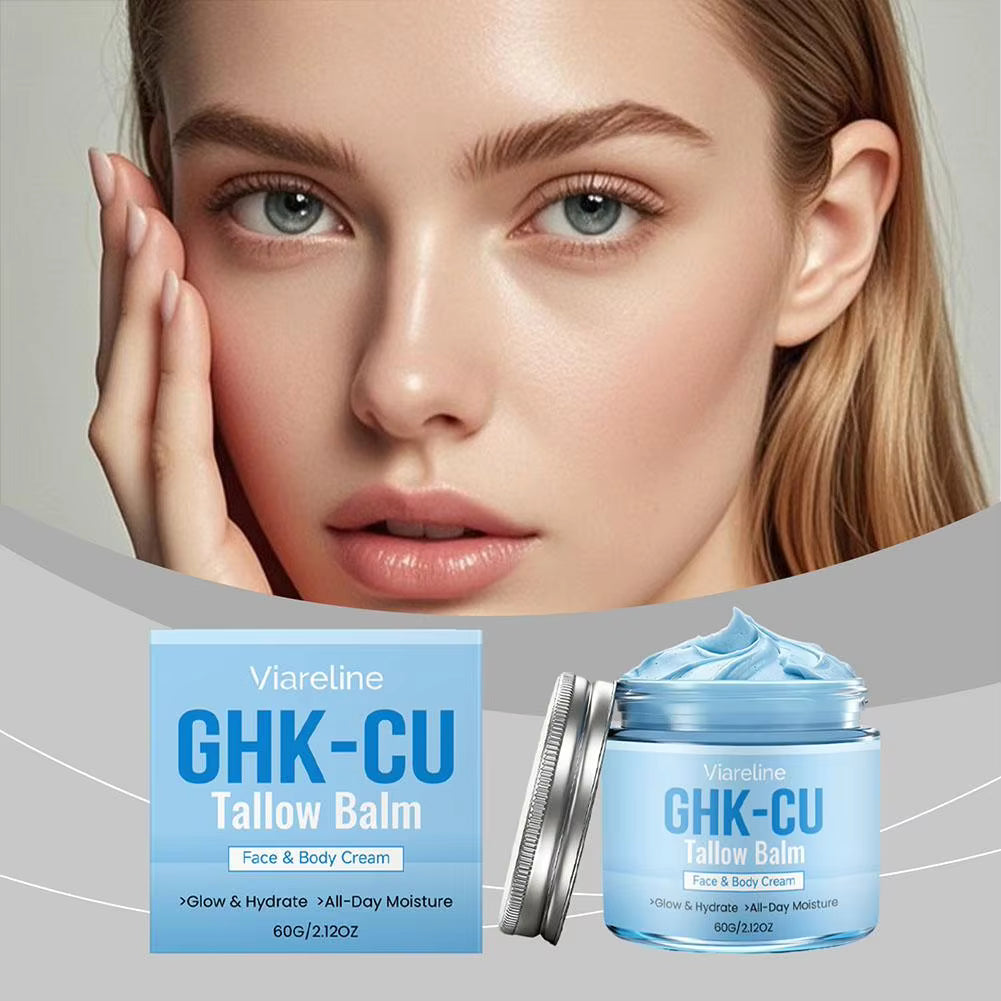 GHK-CU Tallow Balm Face & Body Cream – Deep Hydration & Skin Nourishment 60g
