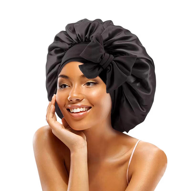 Satin Sleeping Bonnet with Tie Up