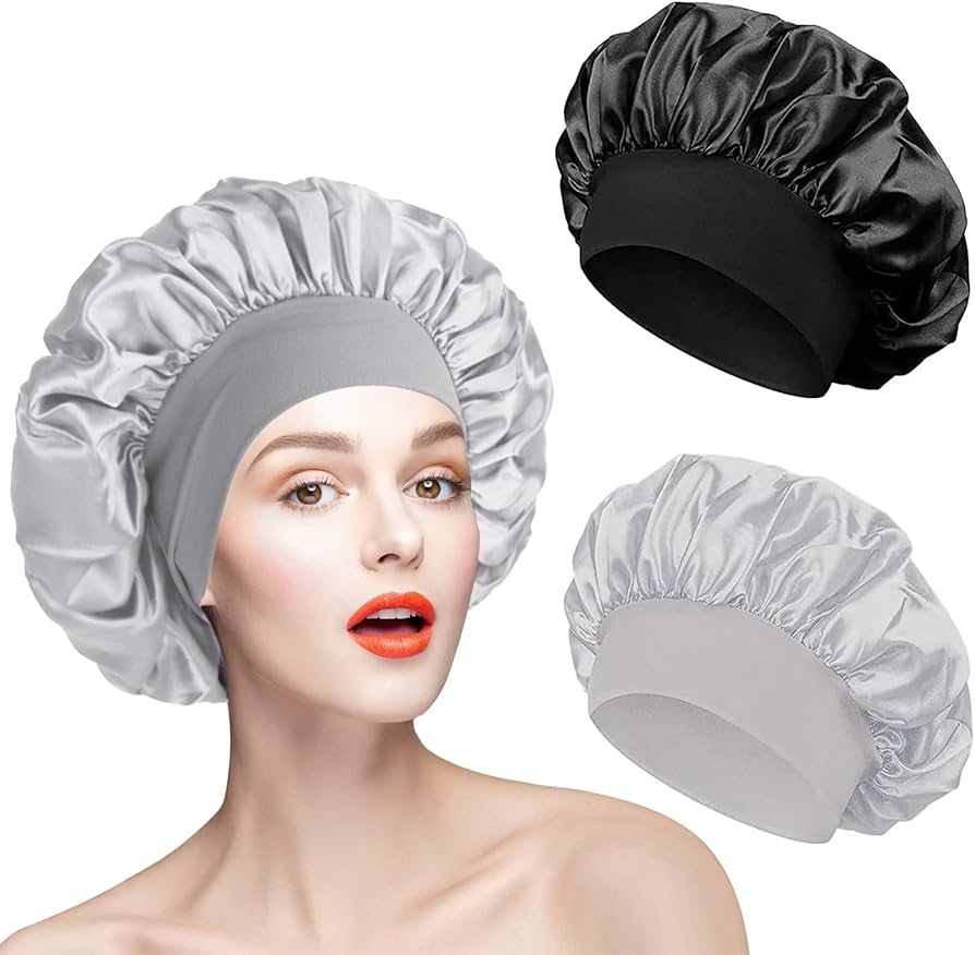 Satin Sleeping Bonnet with Tie Up
